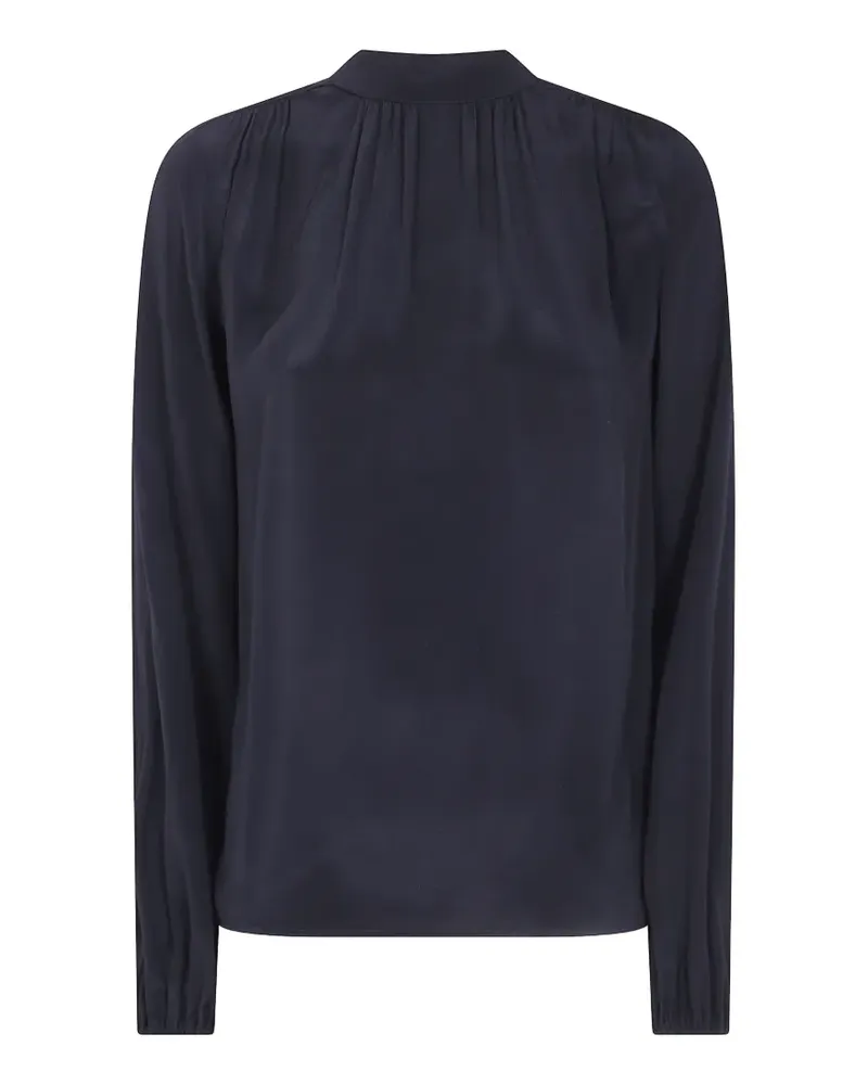 N° 21 Bluse mit Schleifenkragen - Schwarz Schwarz