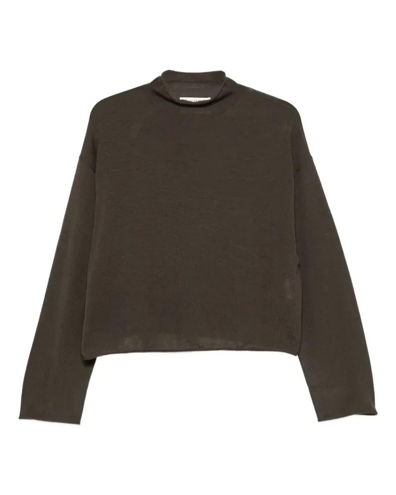 Marc O'Polo high-neck drop-shoulder sweater - Braun Braun