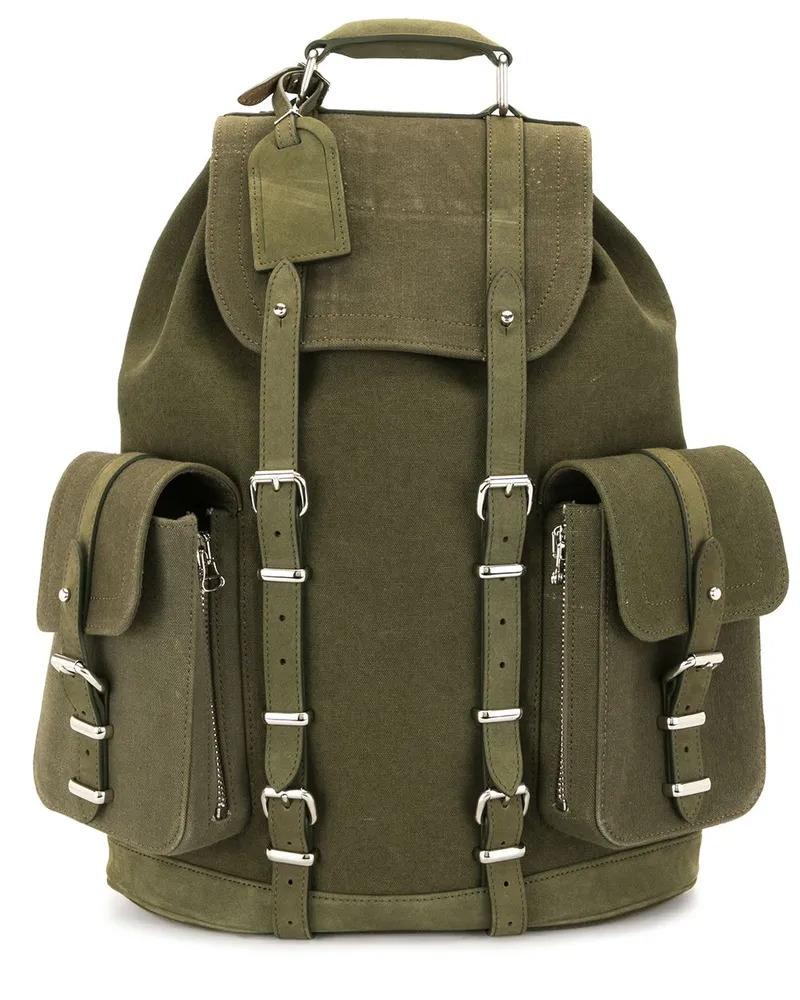 READYMADE Rucksack aus Canvas - Grün Grün