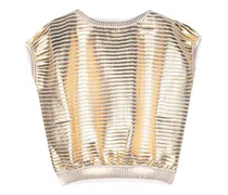 Gestreiftes Oberteil - Gold