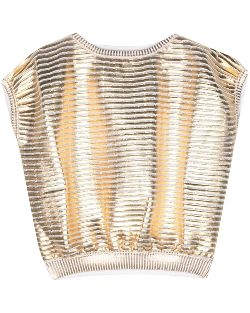 Genny Gestreiftes Oberteil - Gold Gold