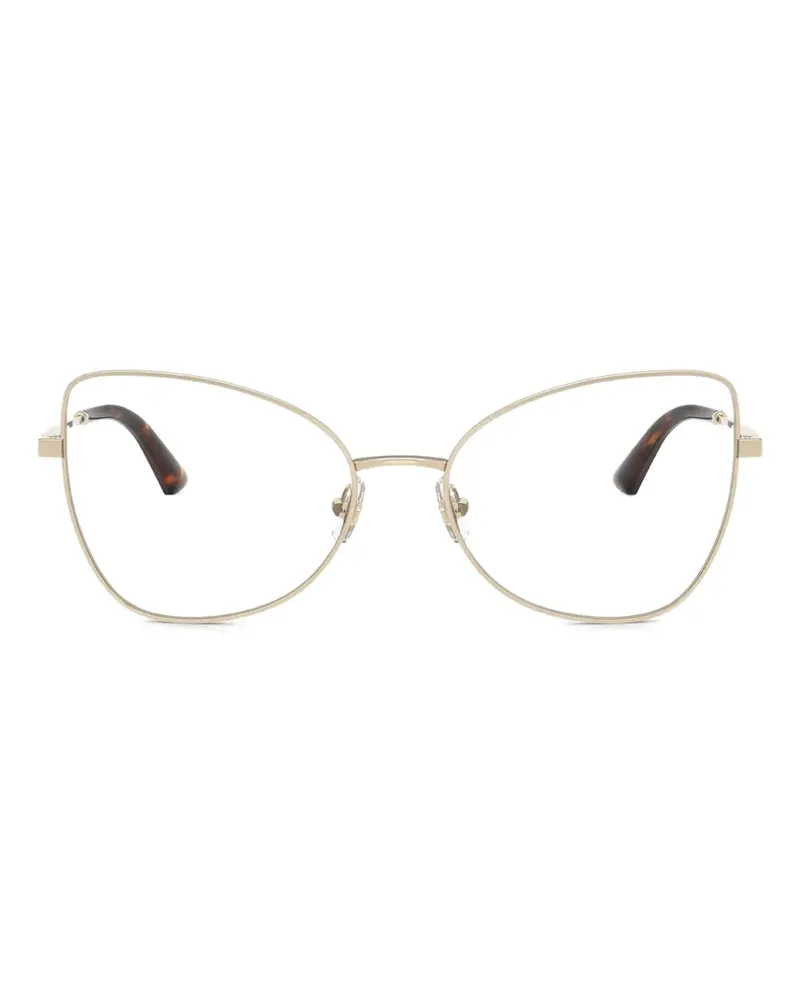 Jimmy Choo Brille im Cat-Eye-Design - Gold Gold