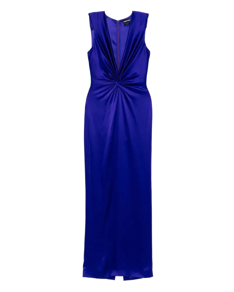 Tom Ford Gerafftes Abendkleid - Violett Violett