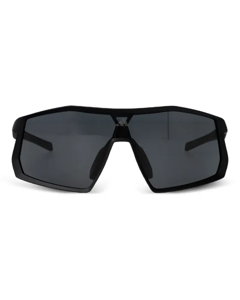 adidas geometric-frame sunglasses - Schwarz Schwarz