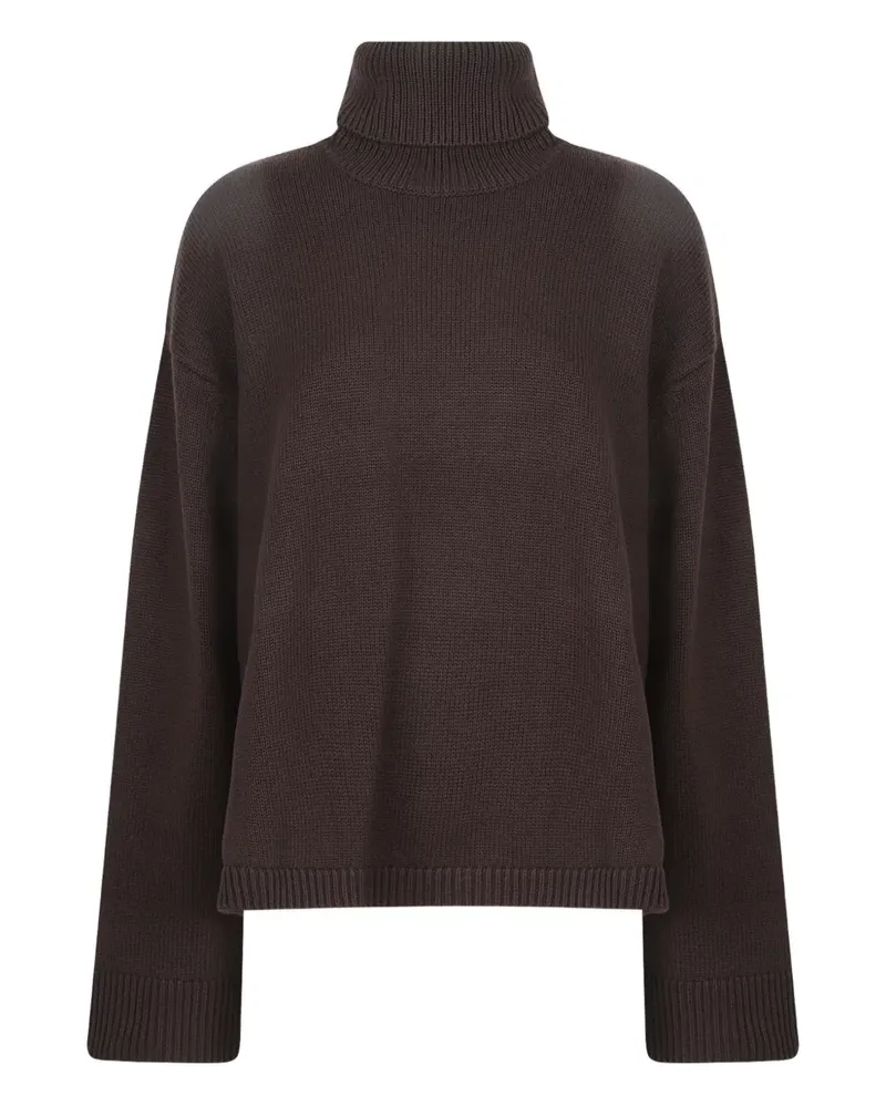 FRANKIE Shop Rhea trapeze turtleneck sweater - Braun Braun