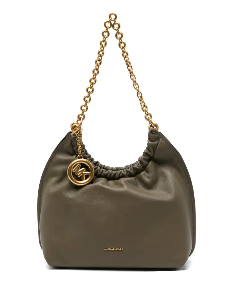 Michael Kors Schultertasche mit Logo-Schild - Grün Grün