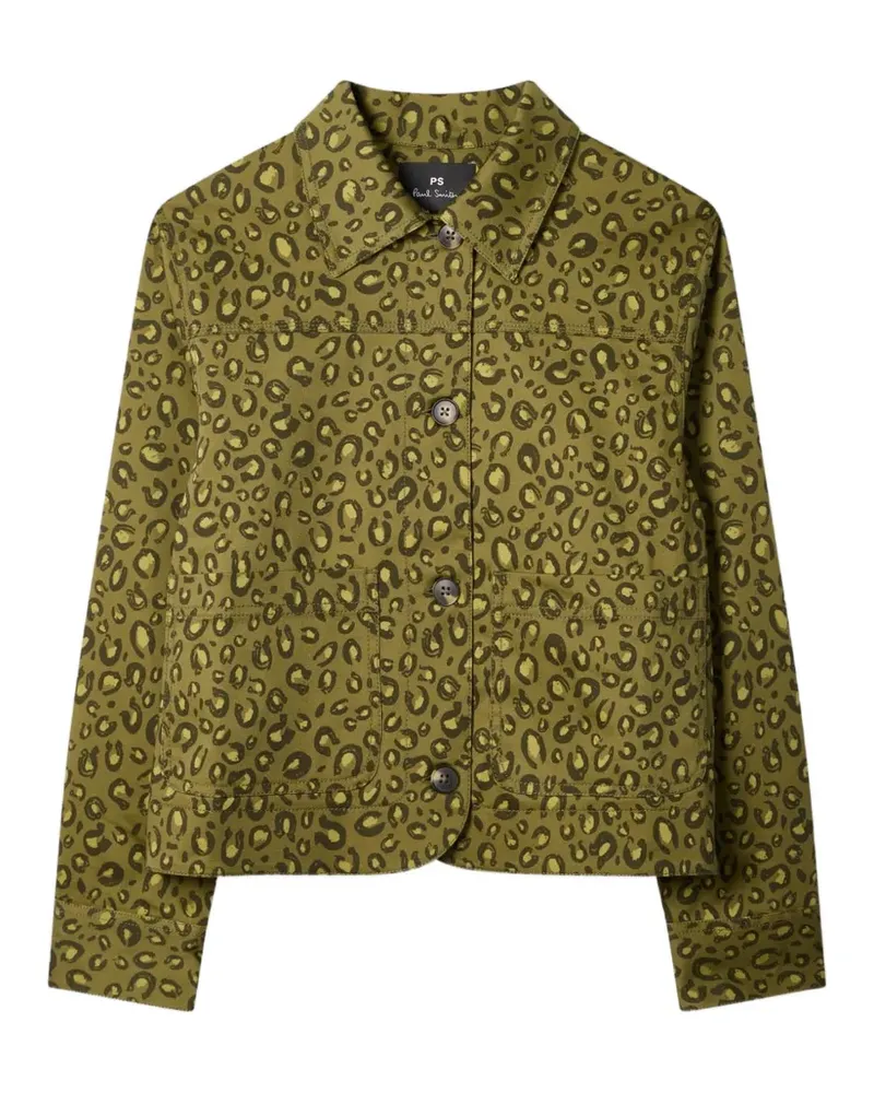 Paul Smith Jacke mit Leoparden-Print - Grün Grün
