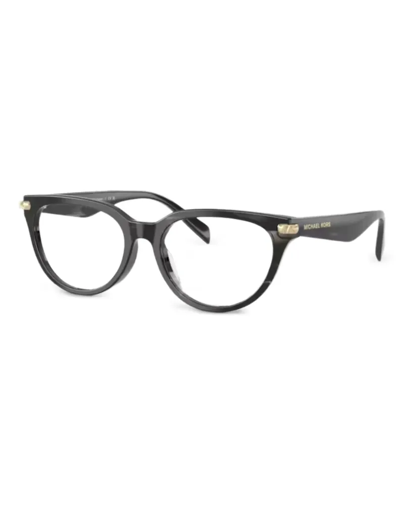 Michael Kors Geometrische Vista Brille - Schwarz Schwarz