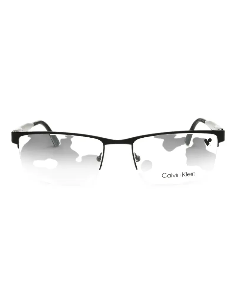 Calvin Klein Brille mit eckigem Gestell - Schwarz Schwarz
