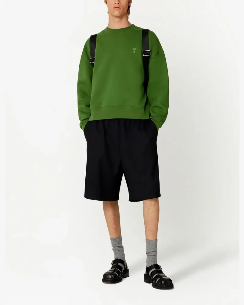 AMI Paris Ami de Coeur Joggingshorts - Schwarz Schwarz