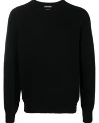 Tom Ford Kaschmirpullover mit Rundhalsausschnitt Schwarz