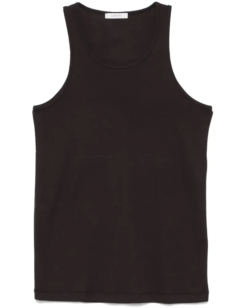 Christophe Lemaire Klassisches Trägershirt - Schwarz Schwarz
