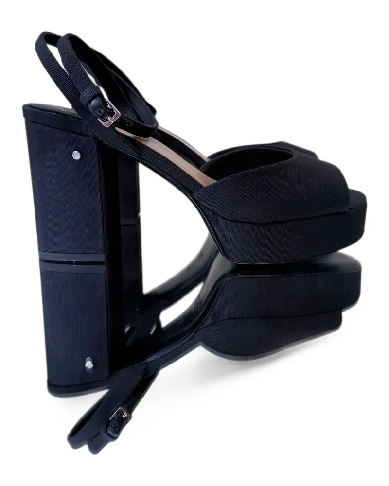 Laurence Dacade Lumi Plateau-Sandalen - Schwarz Schwarz