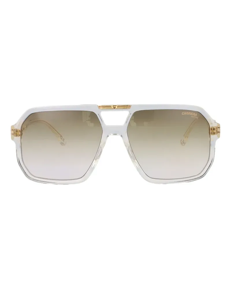 Carrera Victory C 01/S geometric-frame sunglasses - Nude Nude