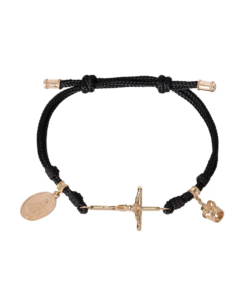 Dolce & Gabbana 18kt Sicily Gelbgoldarmband mit Anhänger Gold