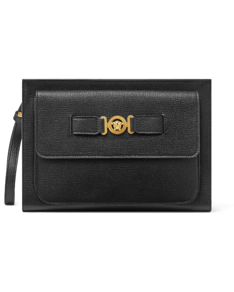 Versace Medusa Biggie Clutch - Schwarz Schwarz