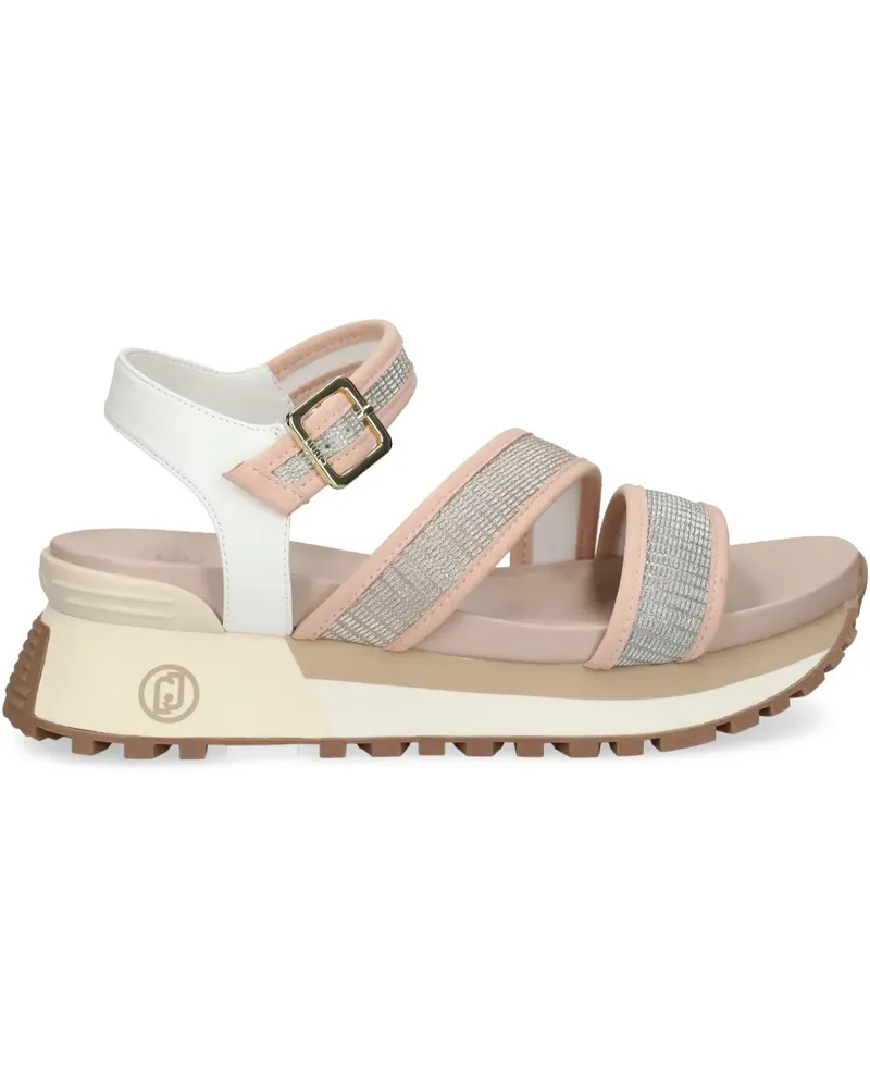 Liu Jo Sandalen mit Logo-Stempel - Rosa Rosa