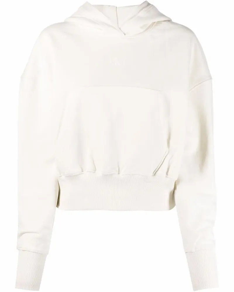 Calvin Klein Hoodie mit Logo-Print - Nude Nude