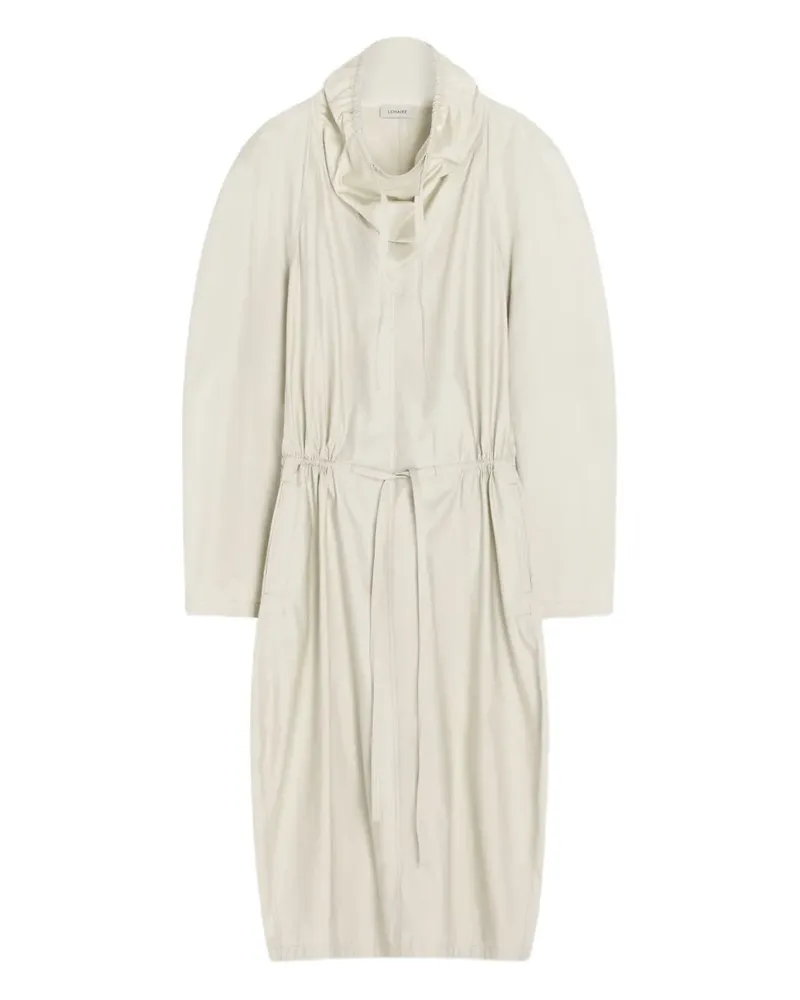Christophe Lemaire Langärmeliges Vareuse Kleid mit Kordelzug - Nude Nude
