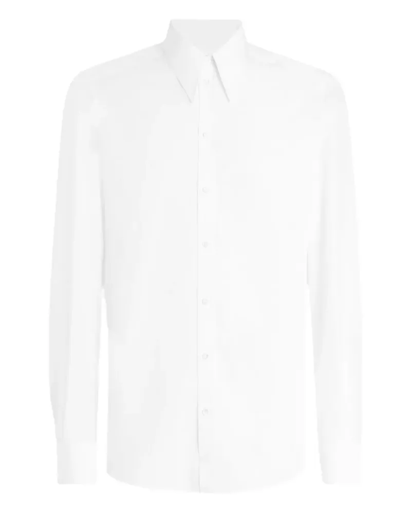 Dolce & Gabbana Langärmeliges Hemd - Weiß Weiß