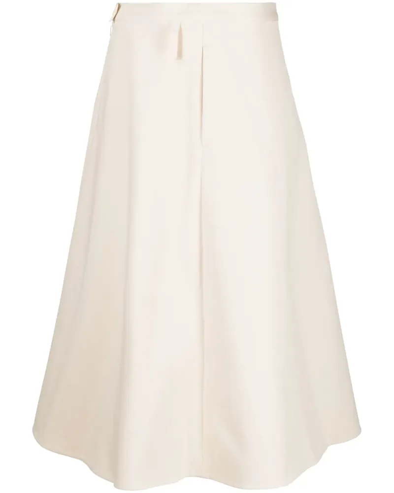 Moncler Klassischer Midirock - Nude Nude