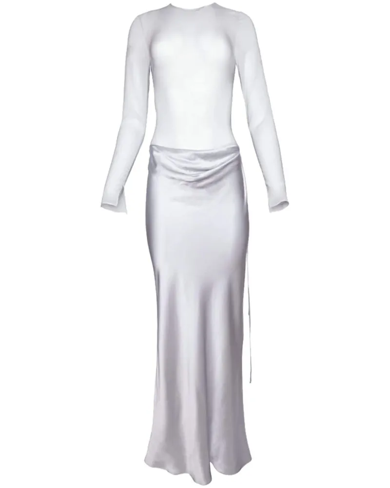 Christopher Esber Drapiertes Kleid - Silber Silber