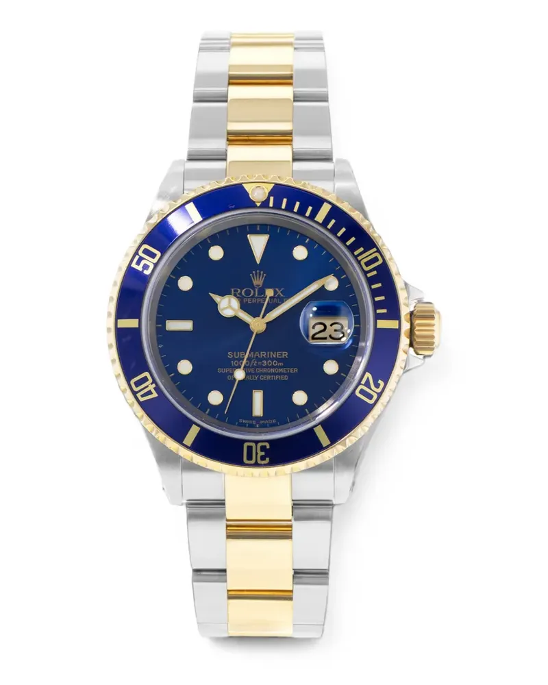 Rolex Submariner Date Armbanduhr 40mm - Blau Blau