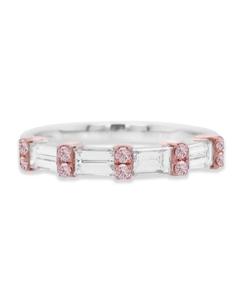 HYT Jewelry 18kt Weißgoldring mit Diamant - Silber Silber