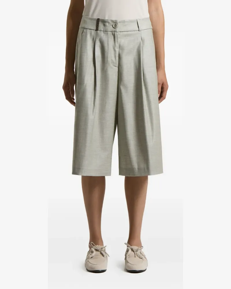 Peserico Klassische Shorts - Grau Grau