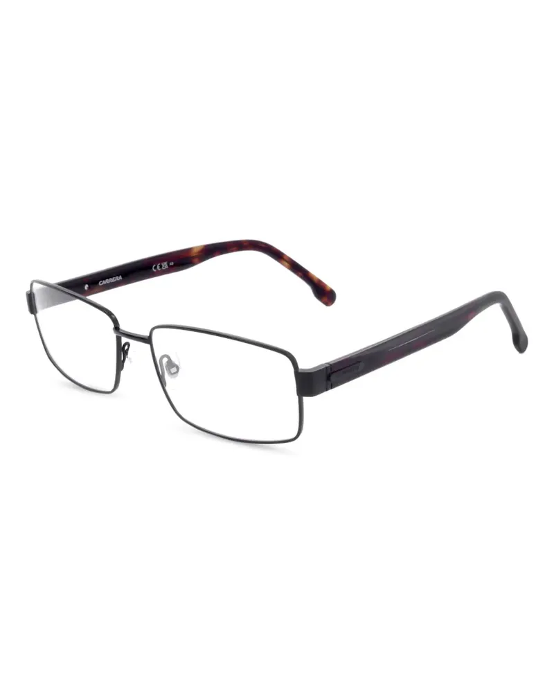 Carrera Brille mit eckigem Gestell - Schwarz Schwarz