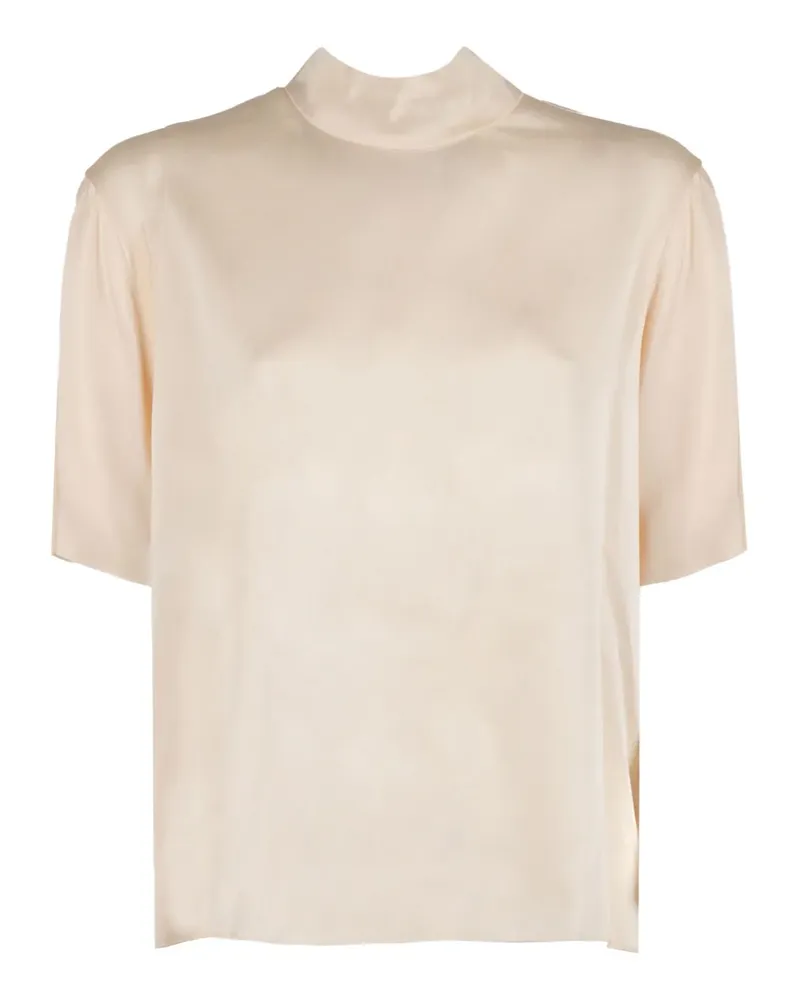 forte_forte Kurzärmelige Bluse - Nude Nude