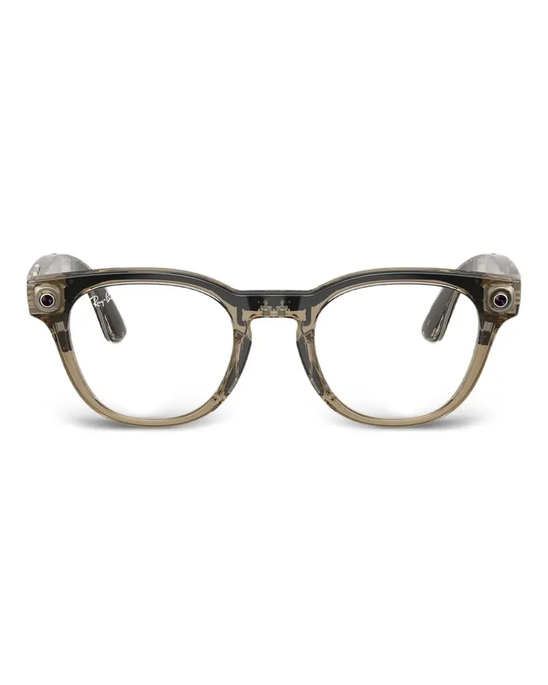 Ray Ban Meta Sonnenbrille mit eckigem Gestell - Grau Grau