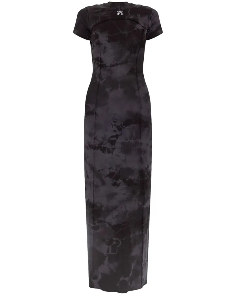 Palm Angels Kleid mit Logo - Schwarz Schwarz