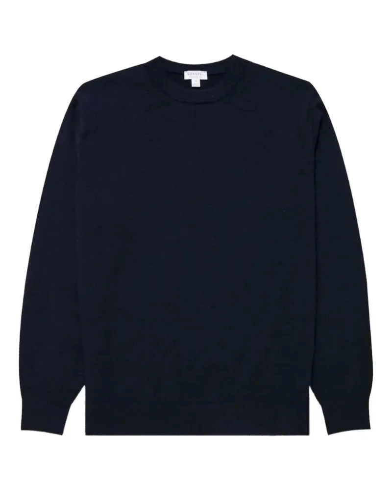 Sunspel crew-neck sweater - Blau Blau
