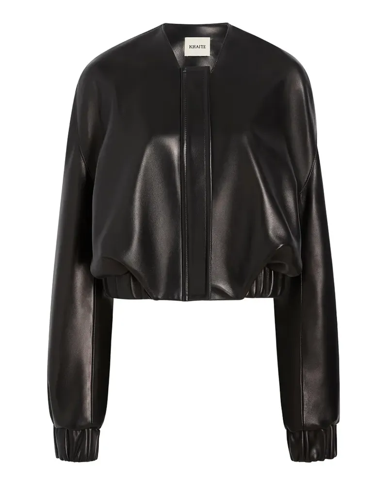 KHAITE Cordan Jacke - Schwarz Schwarz