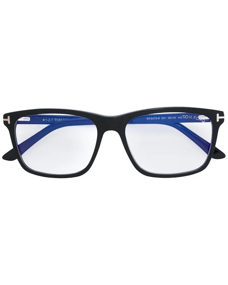 Tom Ford Brille mit quadratischem Gestell - Schwarz Schwarz