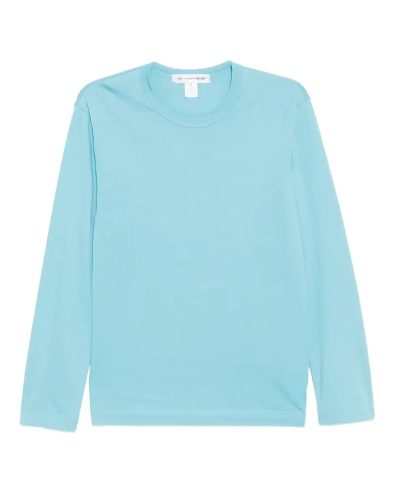 Comme des Garçons T-Shirt mit rundem Ausschnitt - Blau Blau