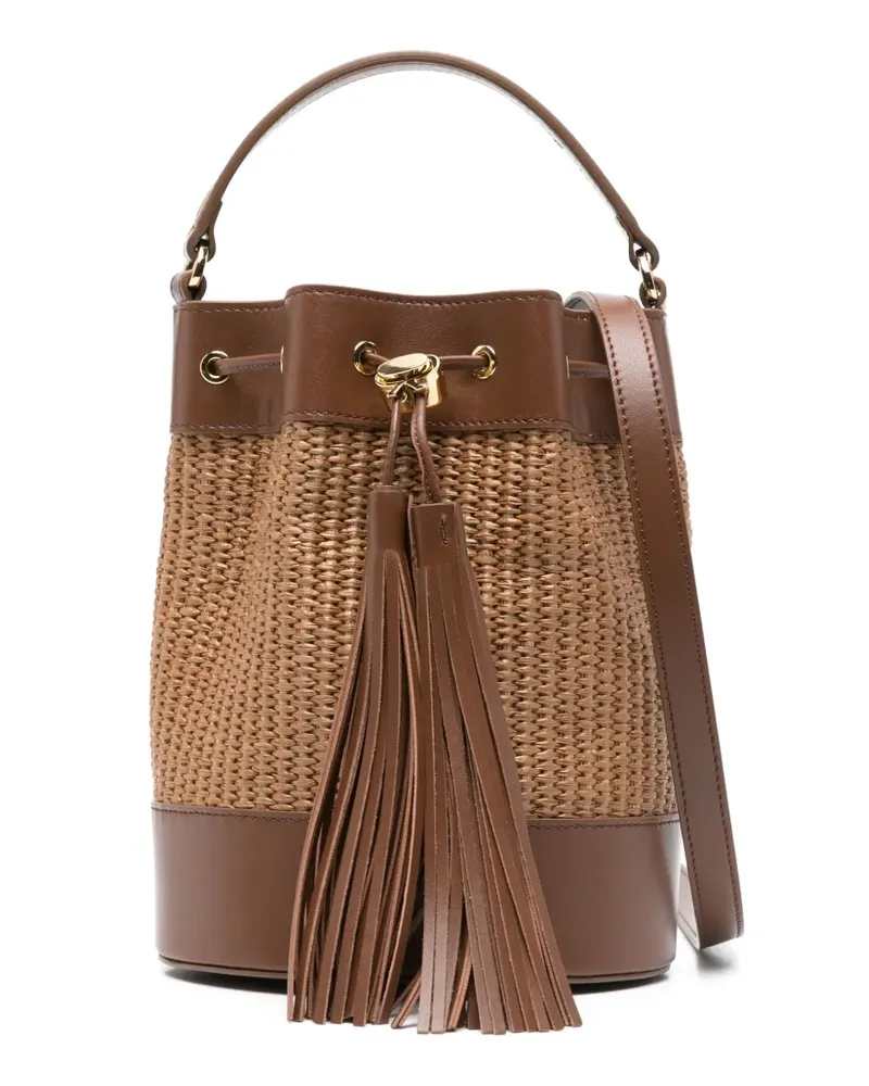 Gianvito Rossi Beuteltasche mit Quaste - Braun Braun
