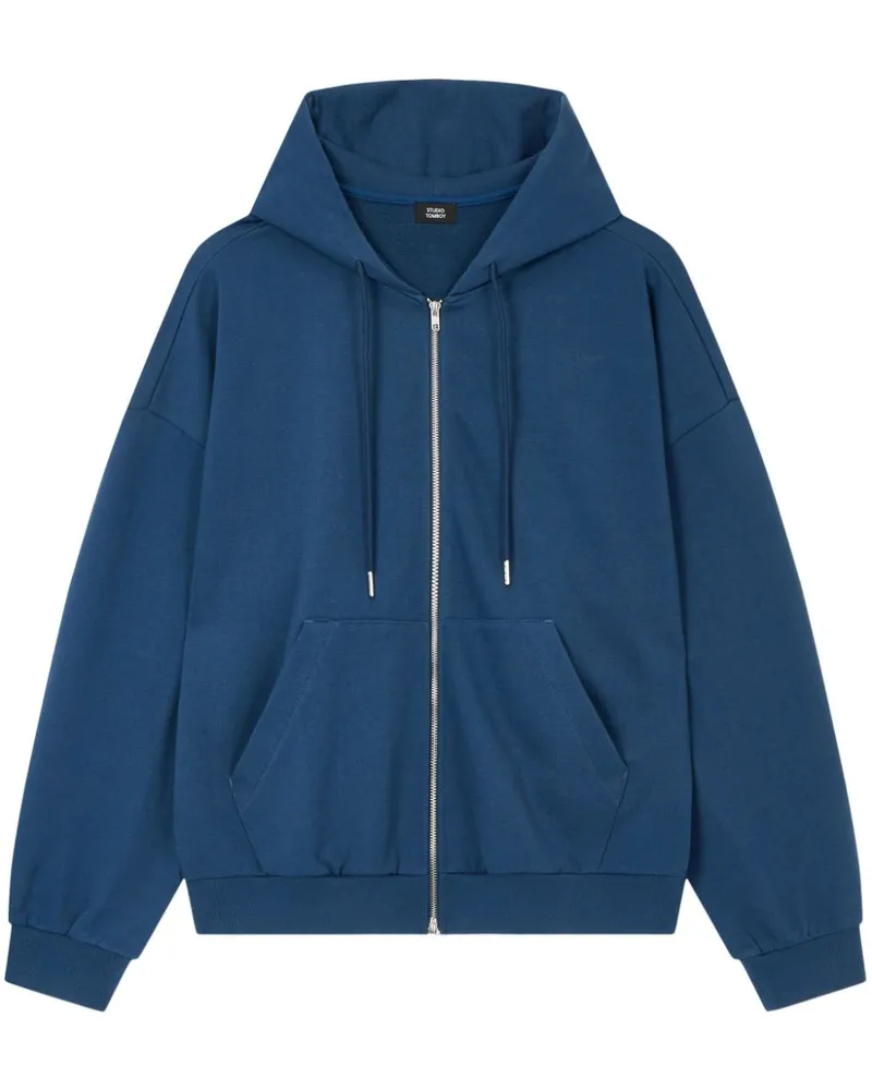 STUDIO TOMBOY Kapuzenjacke mit Reißverschluss - Schwarz Schwarz