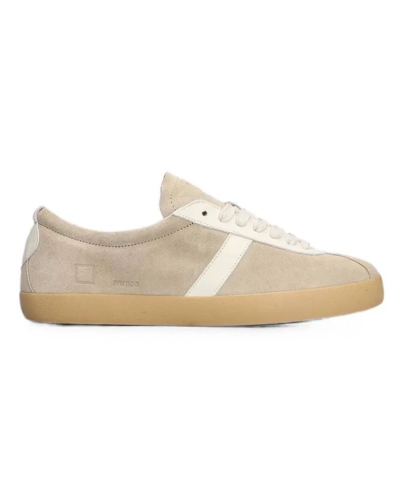 D.A.T.E. Sneakers mit Wildledereinsätzen - Nude Nude
