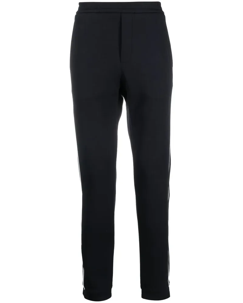 Emporio Armani Gerade Hose mit Streifen - Blau Blau