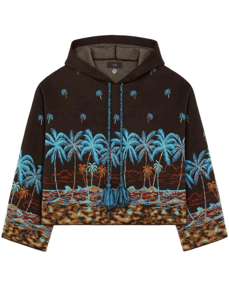 Alanui The Tale of Hawaiian Hoodie - Braun Braun