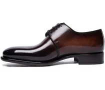 Derby-Schuhe aus Leder - Braun