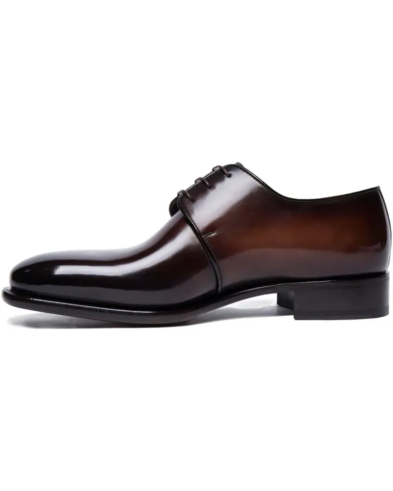 Santoni Derby-Schuhe aus Leder - Braun Braun