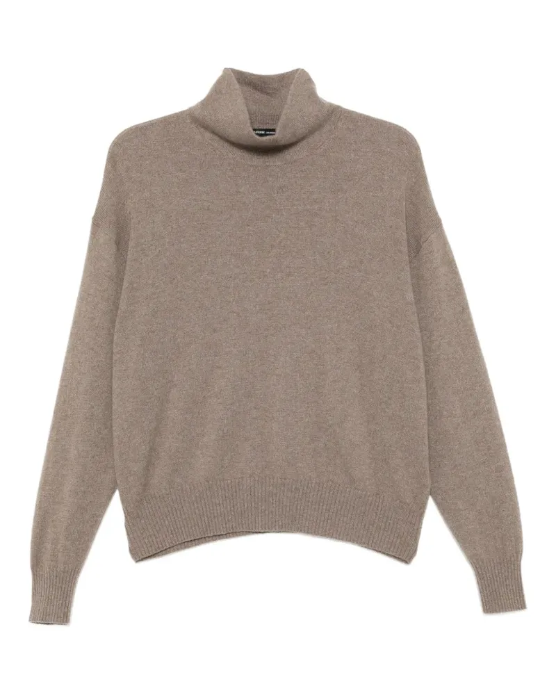 James Perse cashmere funnel-neck sweater - Braun Braun