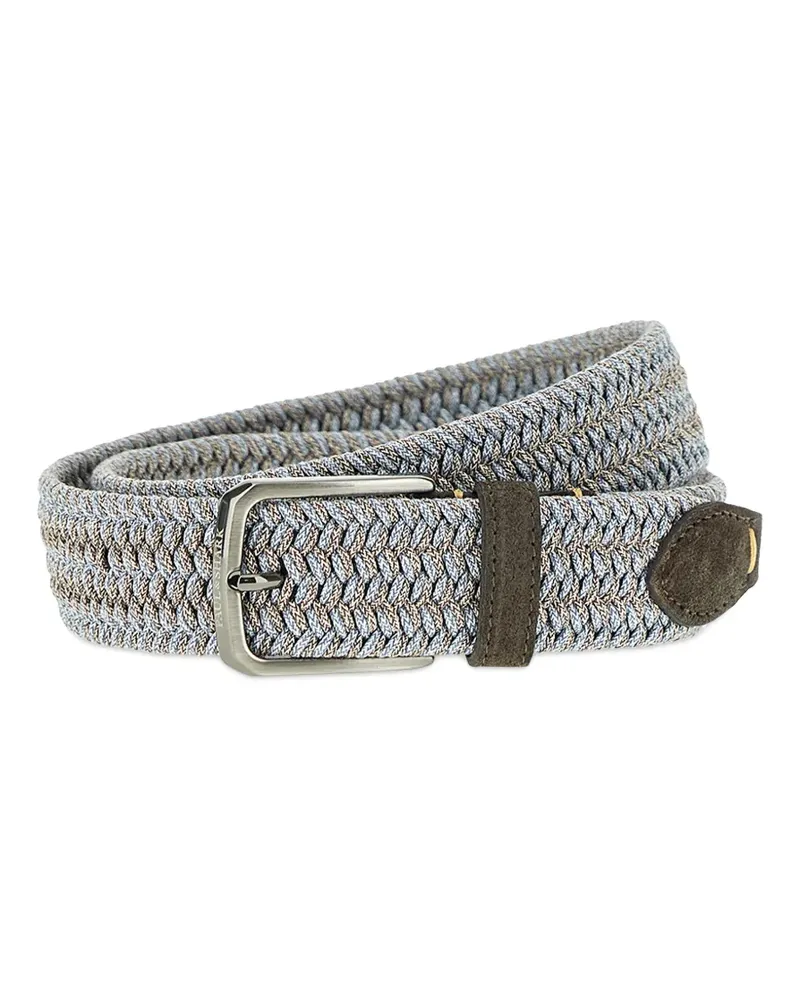 Paul & Shark elastic braided belt - Blau Blau