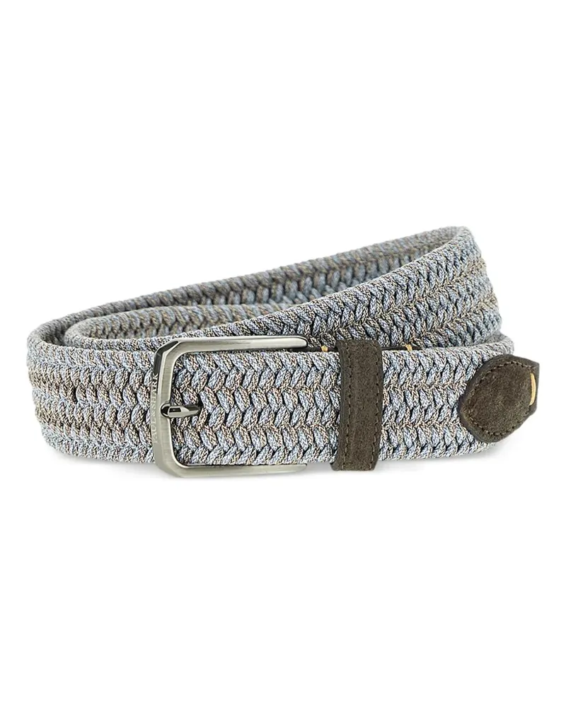 Paul & Shark elastic braided belt - Blau Blau