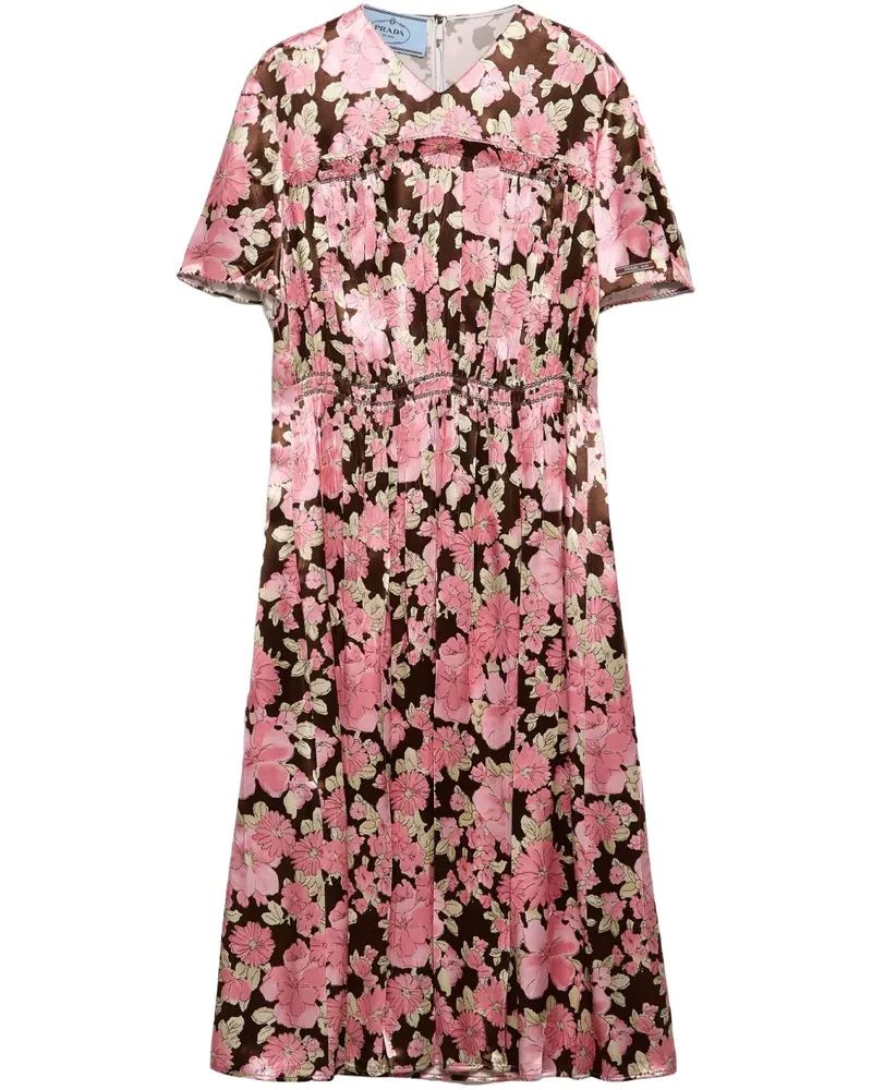 Prada Besticktes Kleid - Braun Braun