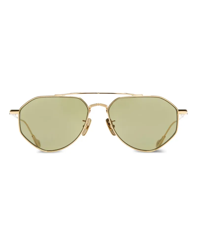 Cutler and Gross Sonnenbrille mit geometrischem Gestell - Gold Gold