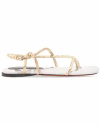 Proenza Schouler Sandalen mit eckiger Spitze Nude